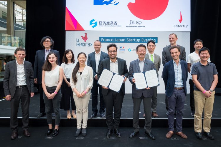 Japan and France jointly held a July event in Paris to support startups develop their businesses overseas.