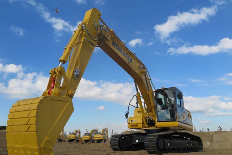 Komatsu drives the digitalization of Japan’s construction industry.